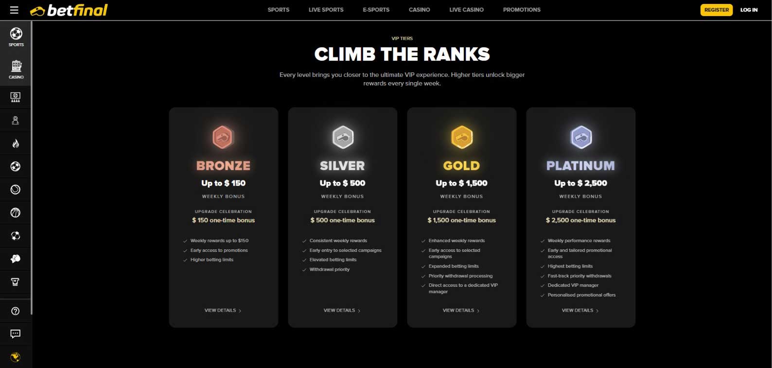 Betfinal-VIP-club