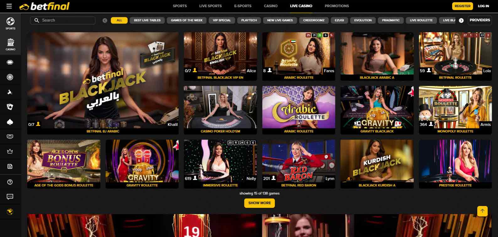 Betfinal-live-casino