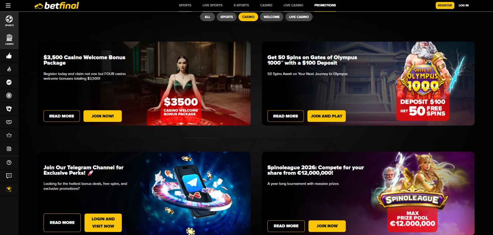 Betfinal-promotions