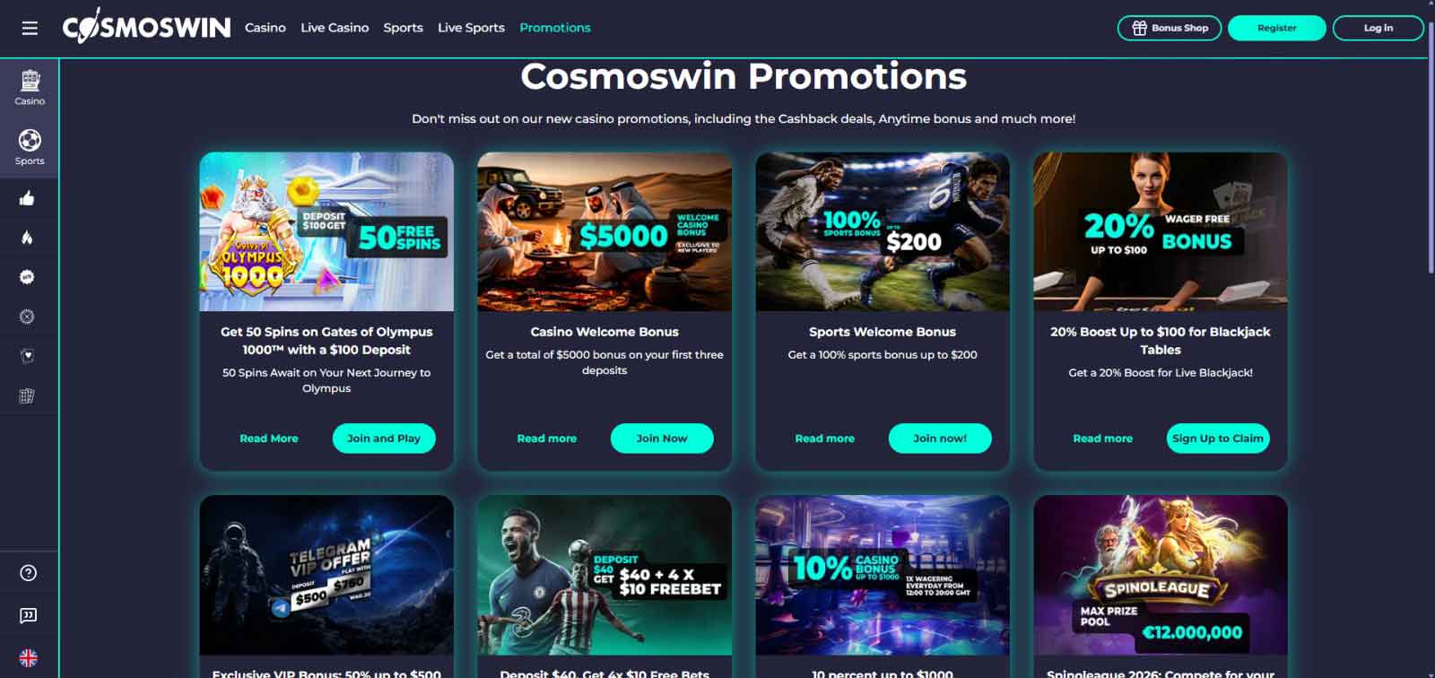 Cosmoswin-promotions